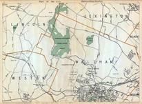 Lincoln, Waltham, Weston, Lexington, Belmont, Prospectville, Massachusetts State Atlas 1909